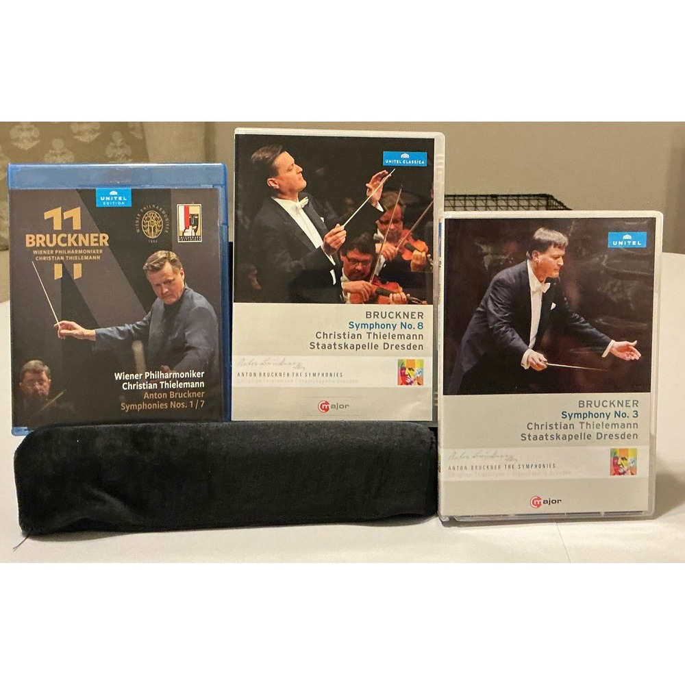 Bruckner‎ Symphonies 1 3 7 8 Christian Thielemann Bluray DVD Wiener Philharmonic
